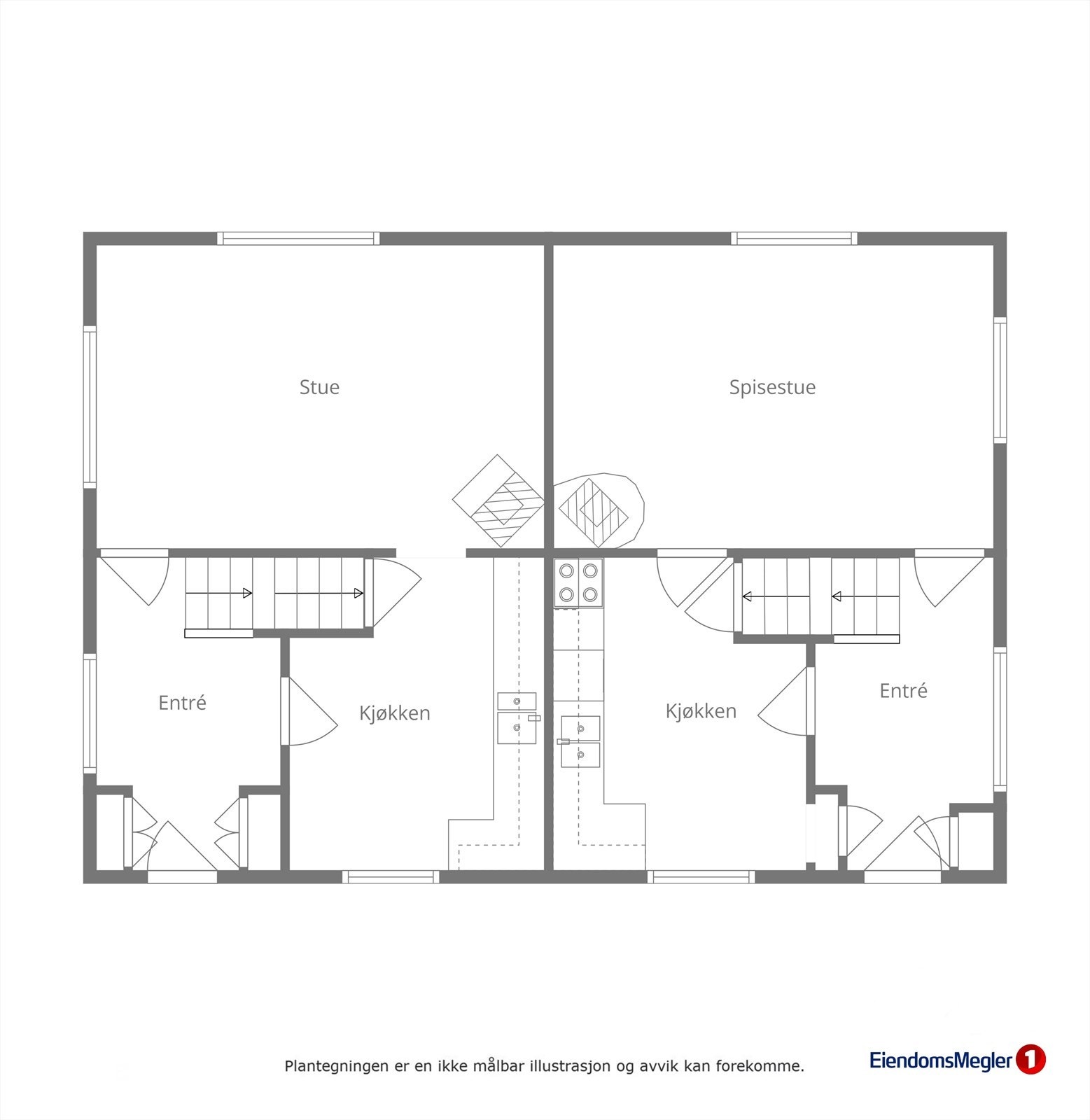 Planløysning hovedetasje Galleribilde
