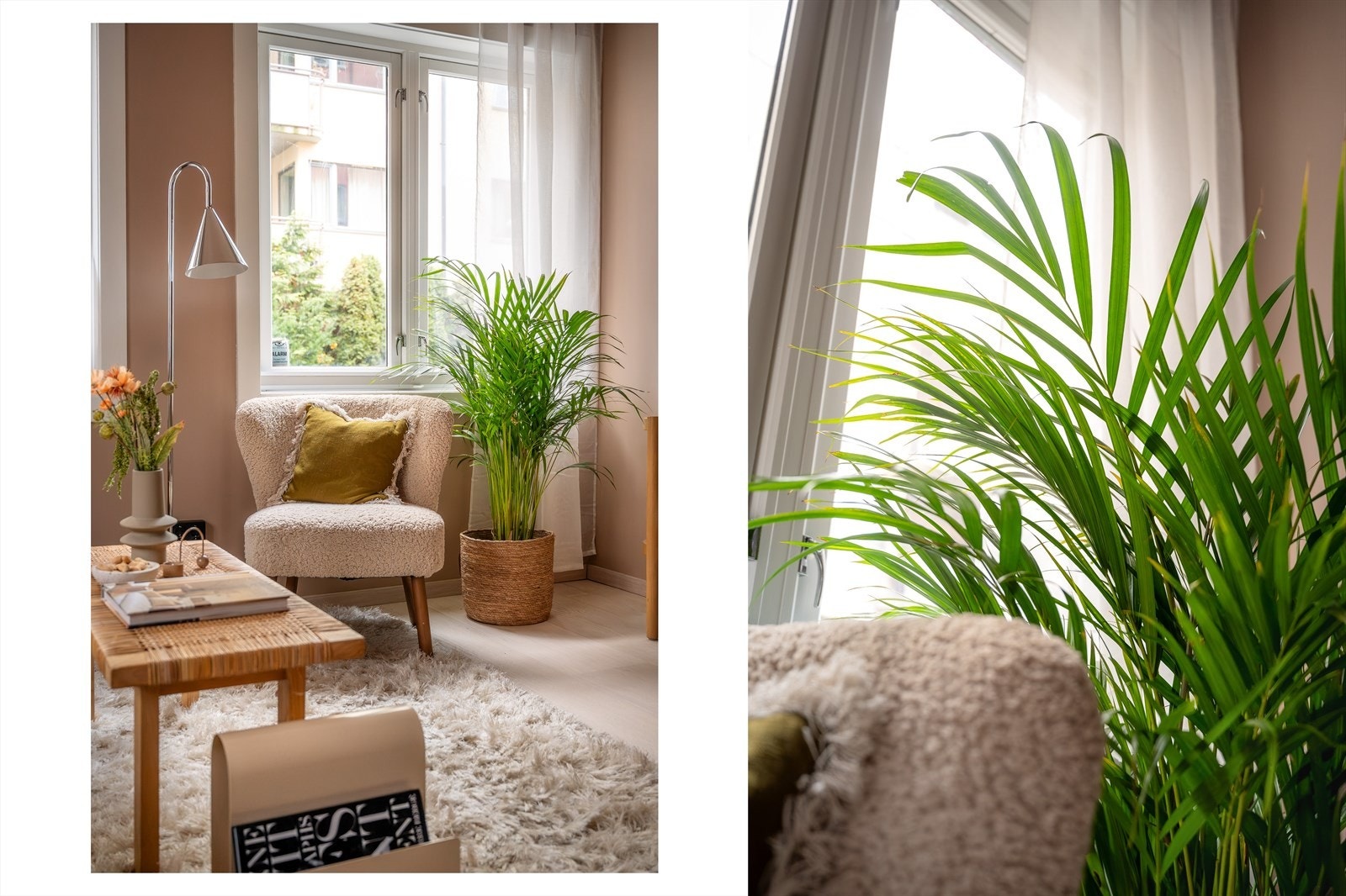 Her er ingenting overlatt til tilfeldighetene! Duse fargevalg og store vindusflater skaper en behagelig atmosfære. Galleribilde
