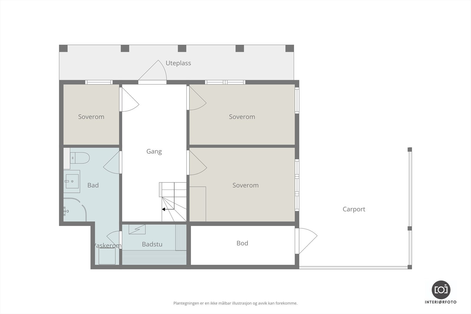 Plantegning Galleribilde