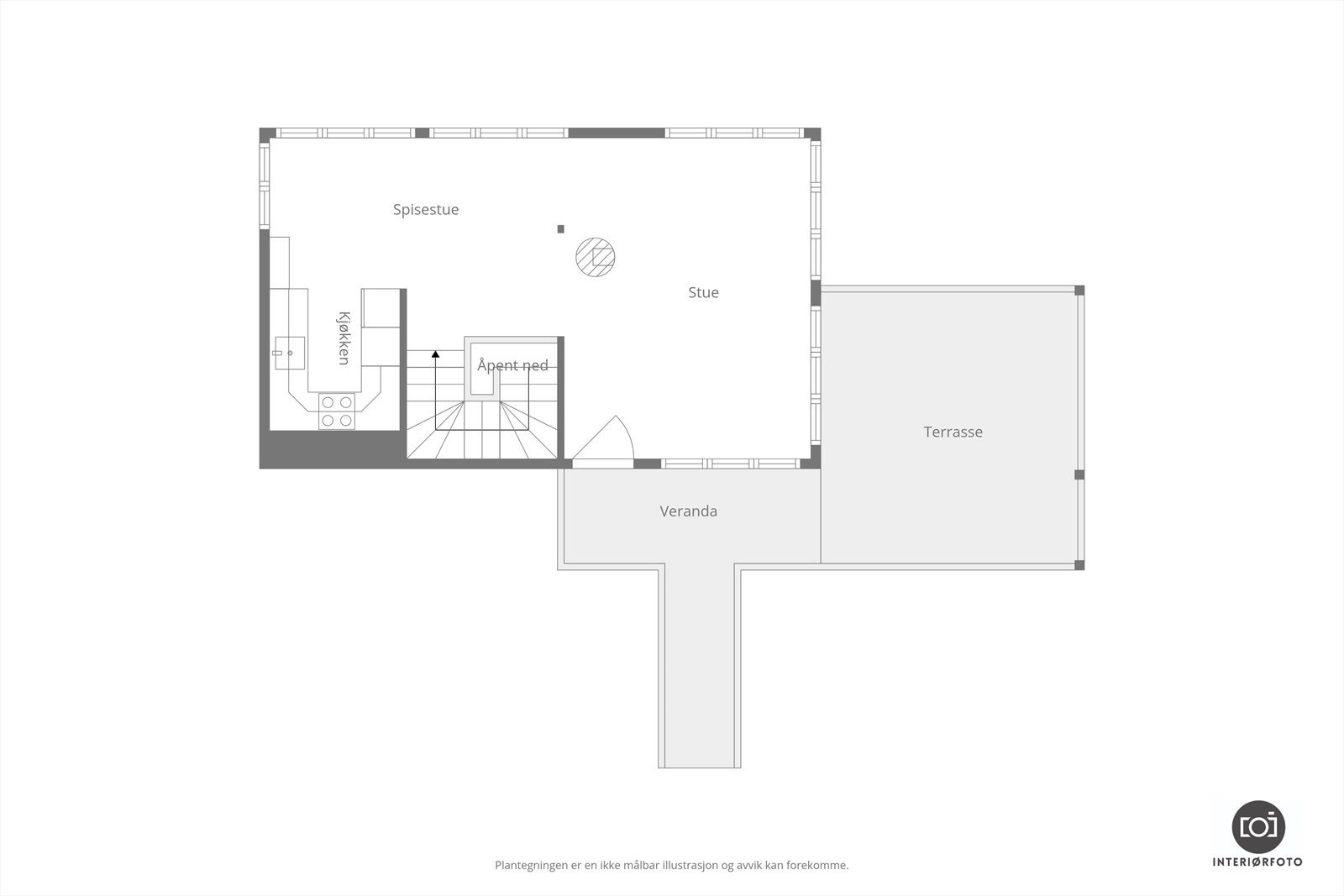 Plantegning Galleribilde