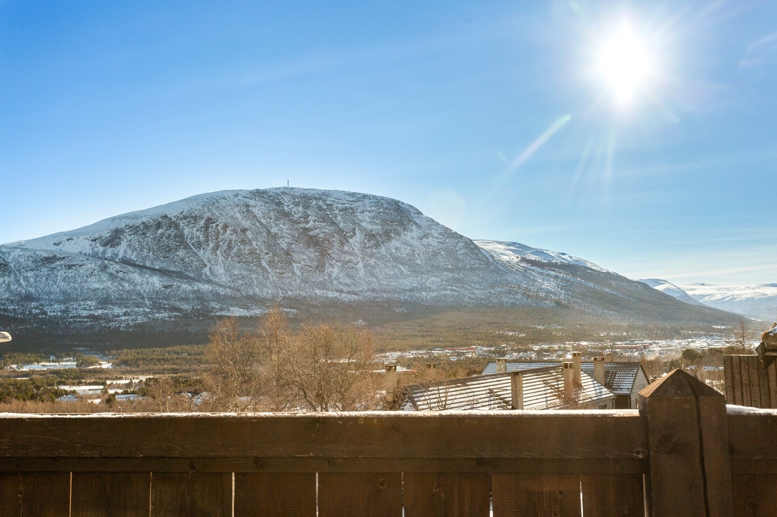 Utsikt fra veranda Galleribilde