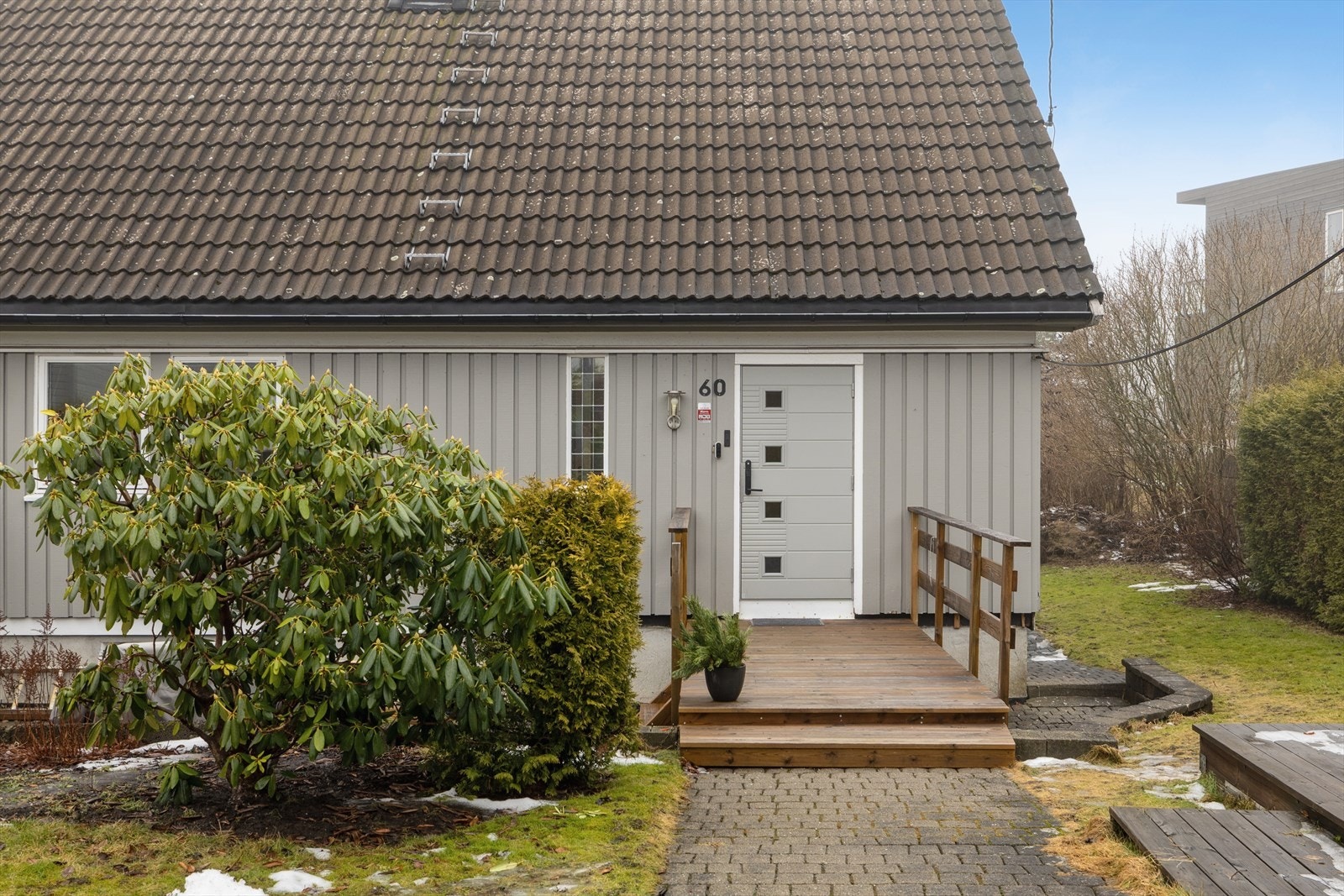 Hyggelig og innbydende inngangsparti Galleribilde