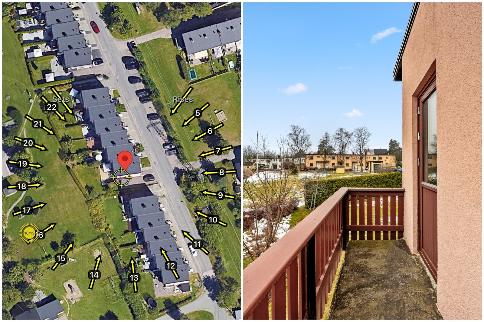 Flotte solforhold fra morgen til ettermiddag på luftebalkongen. Galleribilde