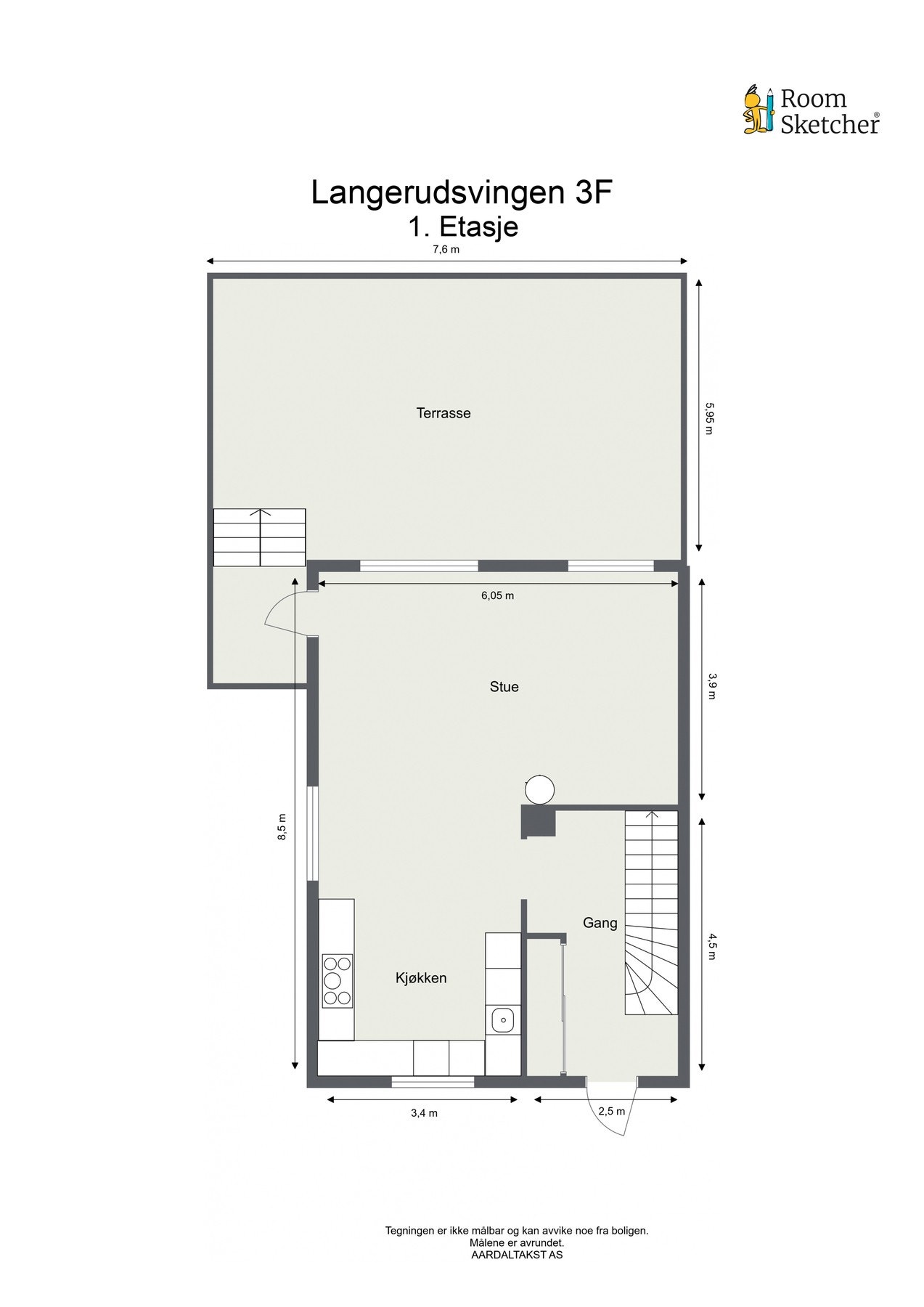 Planskisse første etasje. Galleribilde