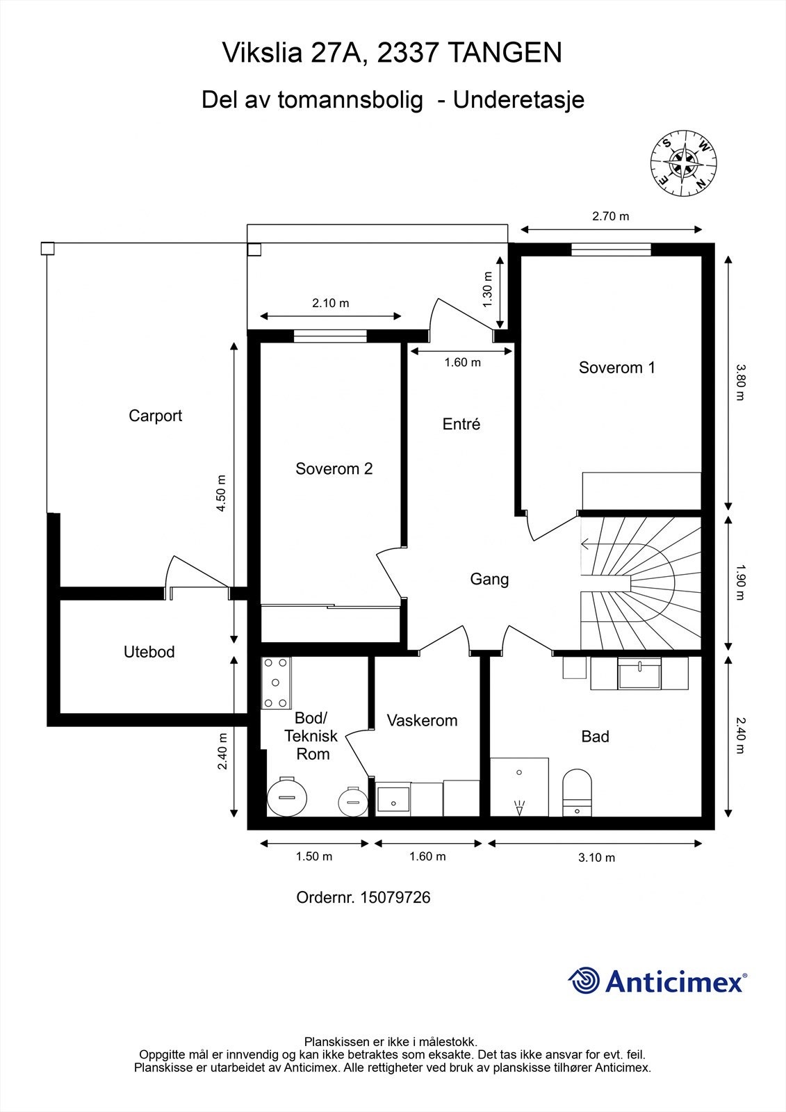 Plantegning - 1. etasje Galleribilde
