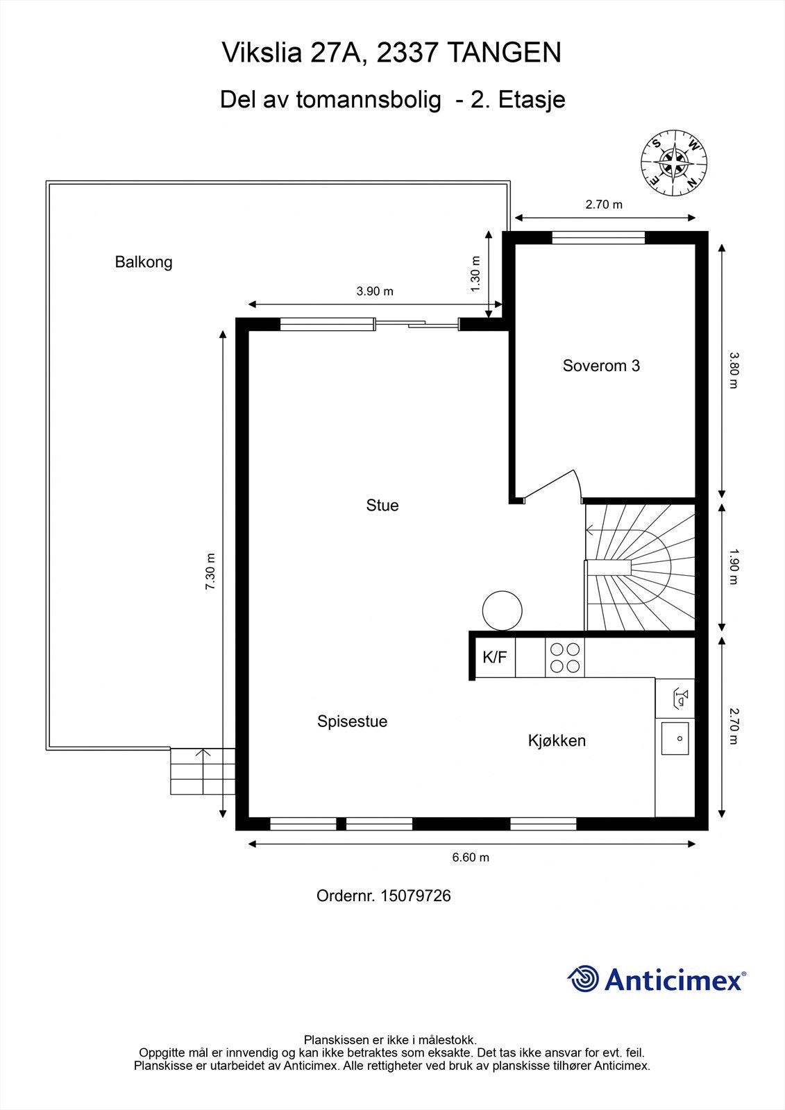 Plantegning - 2. Etasje Galleribilde