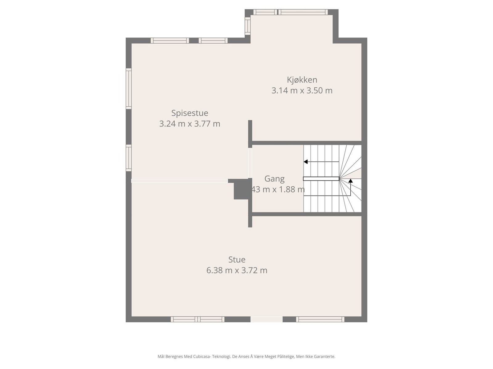 Plantegning andre etasje Galleribilde