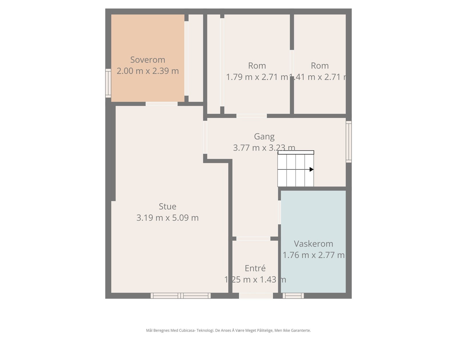 Plantegning første etasje Galleribilde