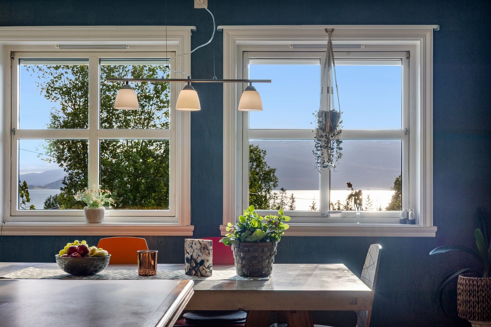 Utsikt fra kjøkkenet. Galleribilde