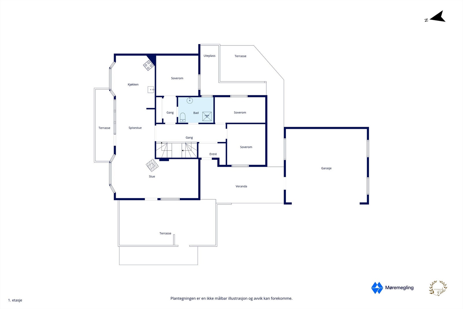Plantegning Galleribilde