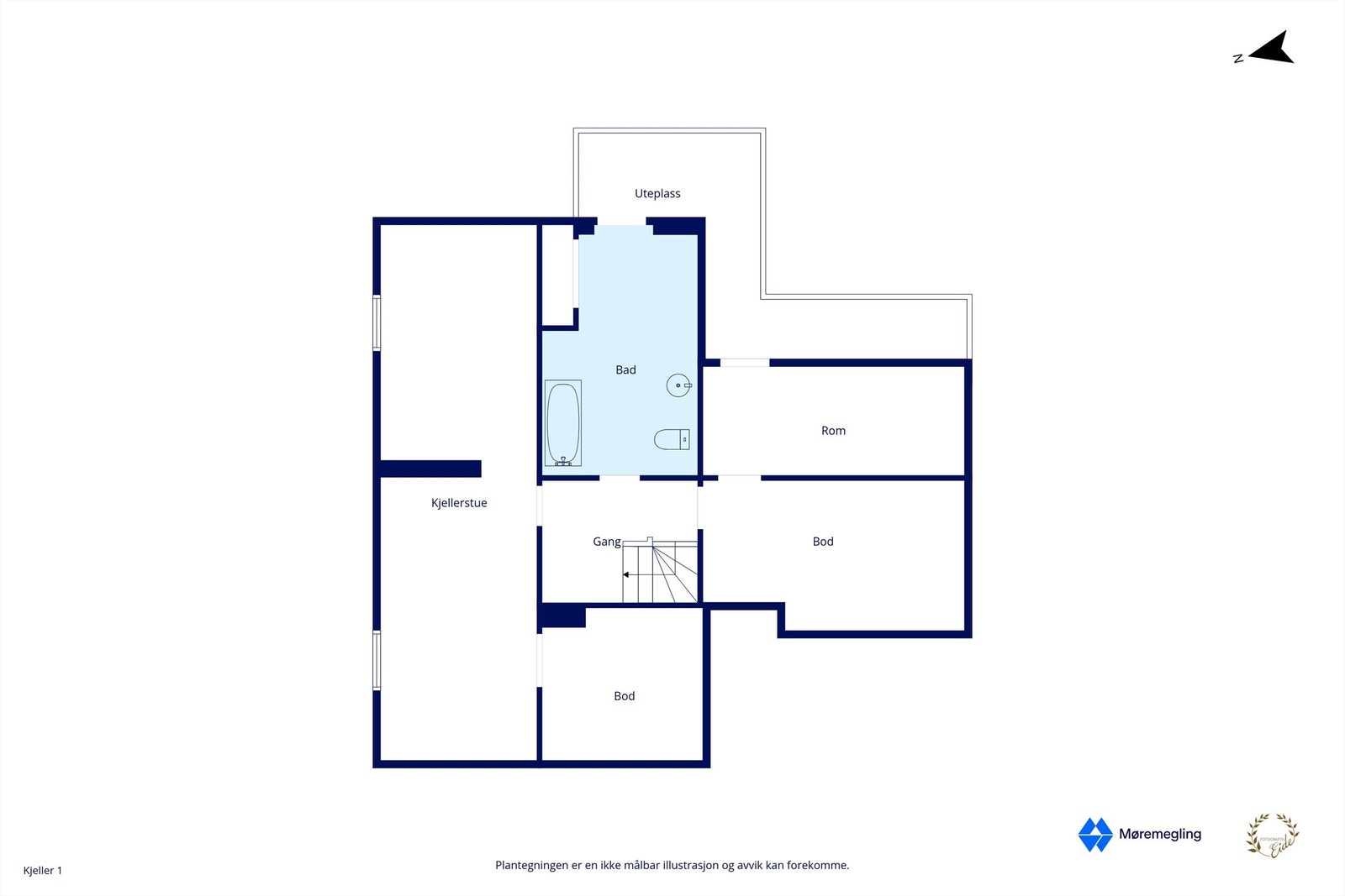 Plantegning Galleribilde