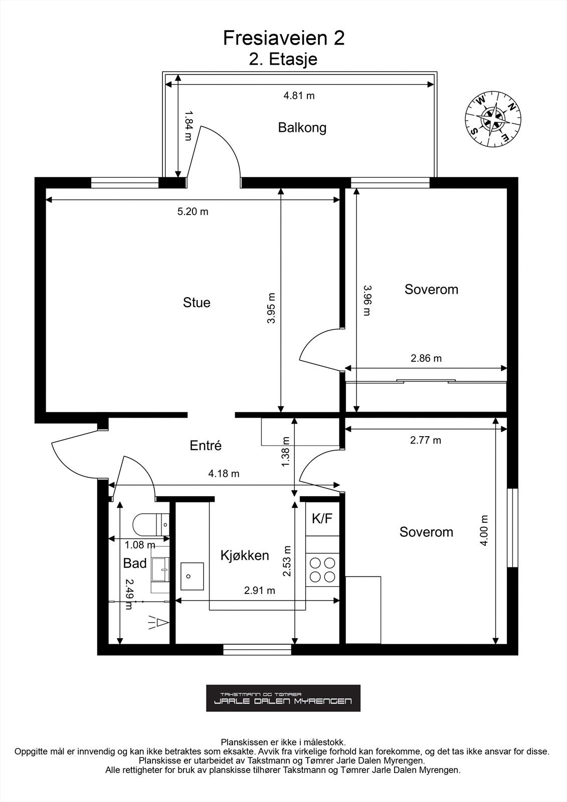 Plantegning Galleribilde