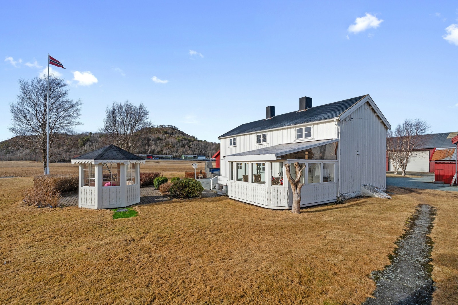 Vinterhage i tilknytning til huset Galleribilde