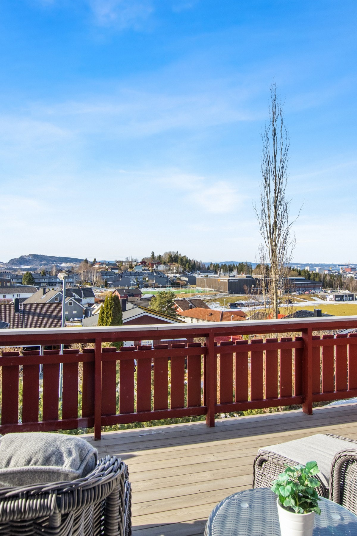 Utsikt fra veranda. Galleribilde