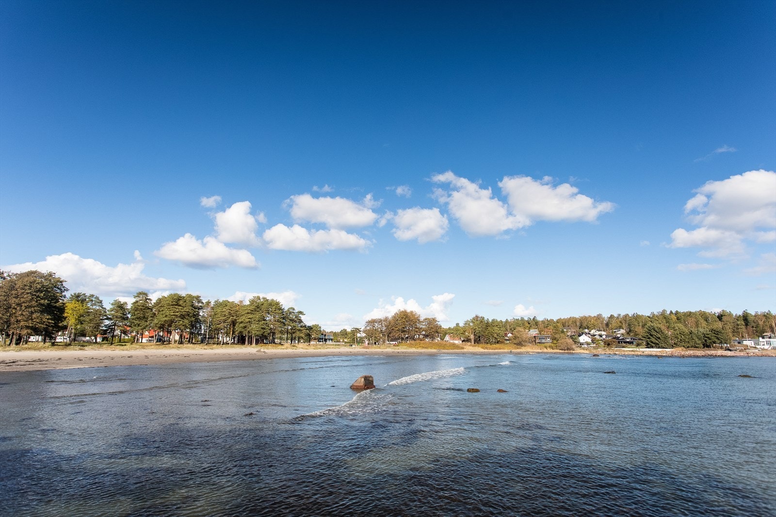 Fantastiske Skallevoldstranden er kun få meter unna. En nydelig rekreasjonsområde for store og små. Galleribilde