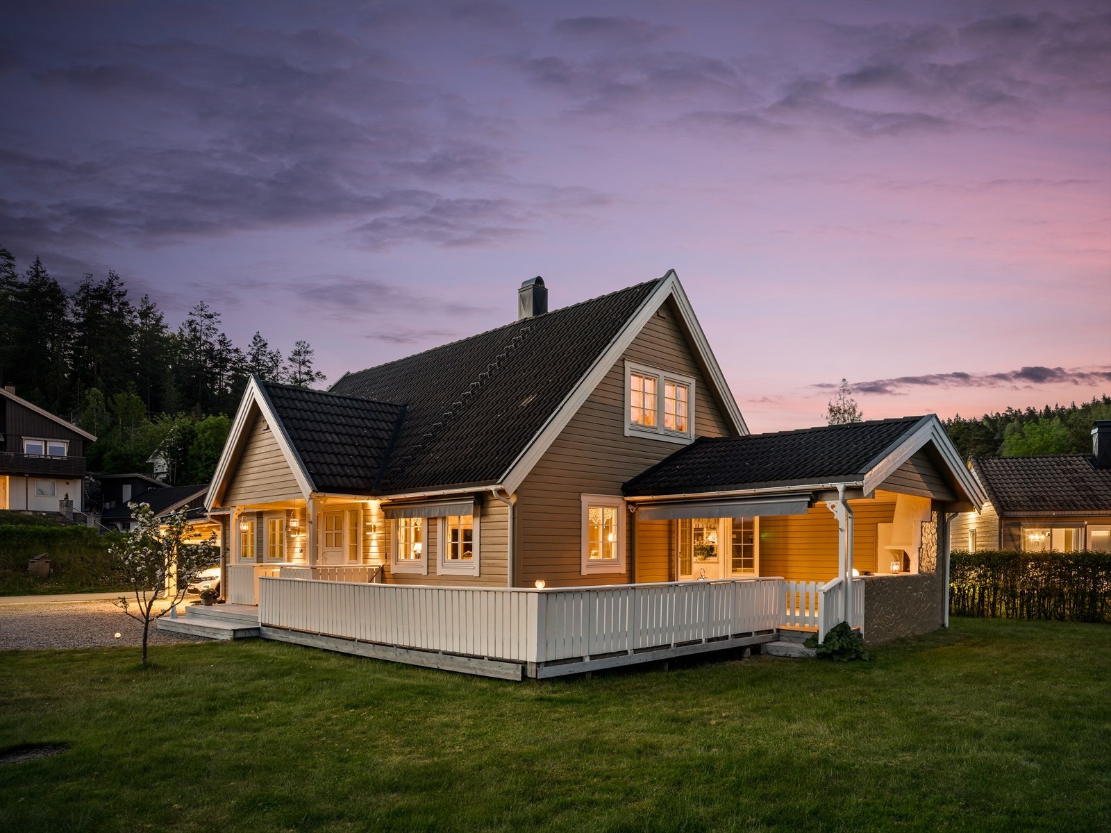 Kveldsstemning. Galleribilde