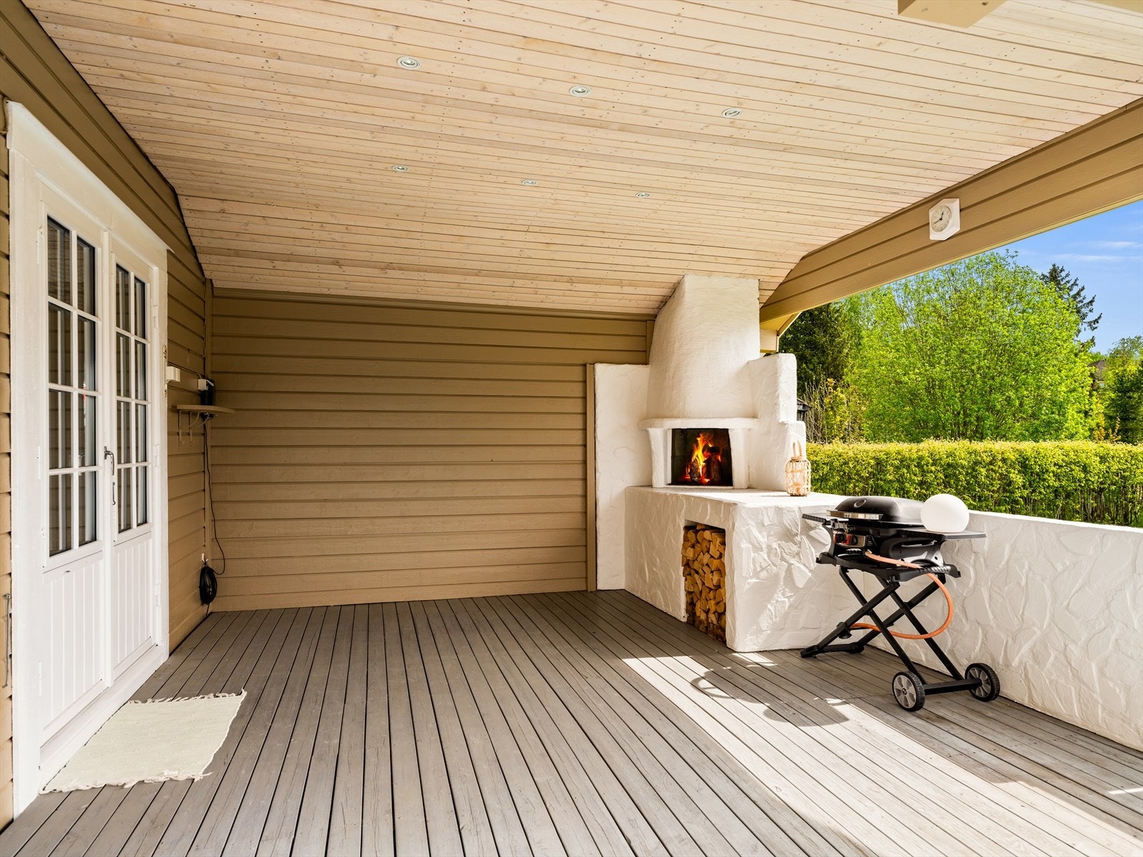 Sørvestvendt terrasse på 47 m² Galleribilde