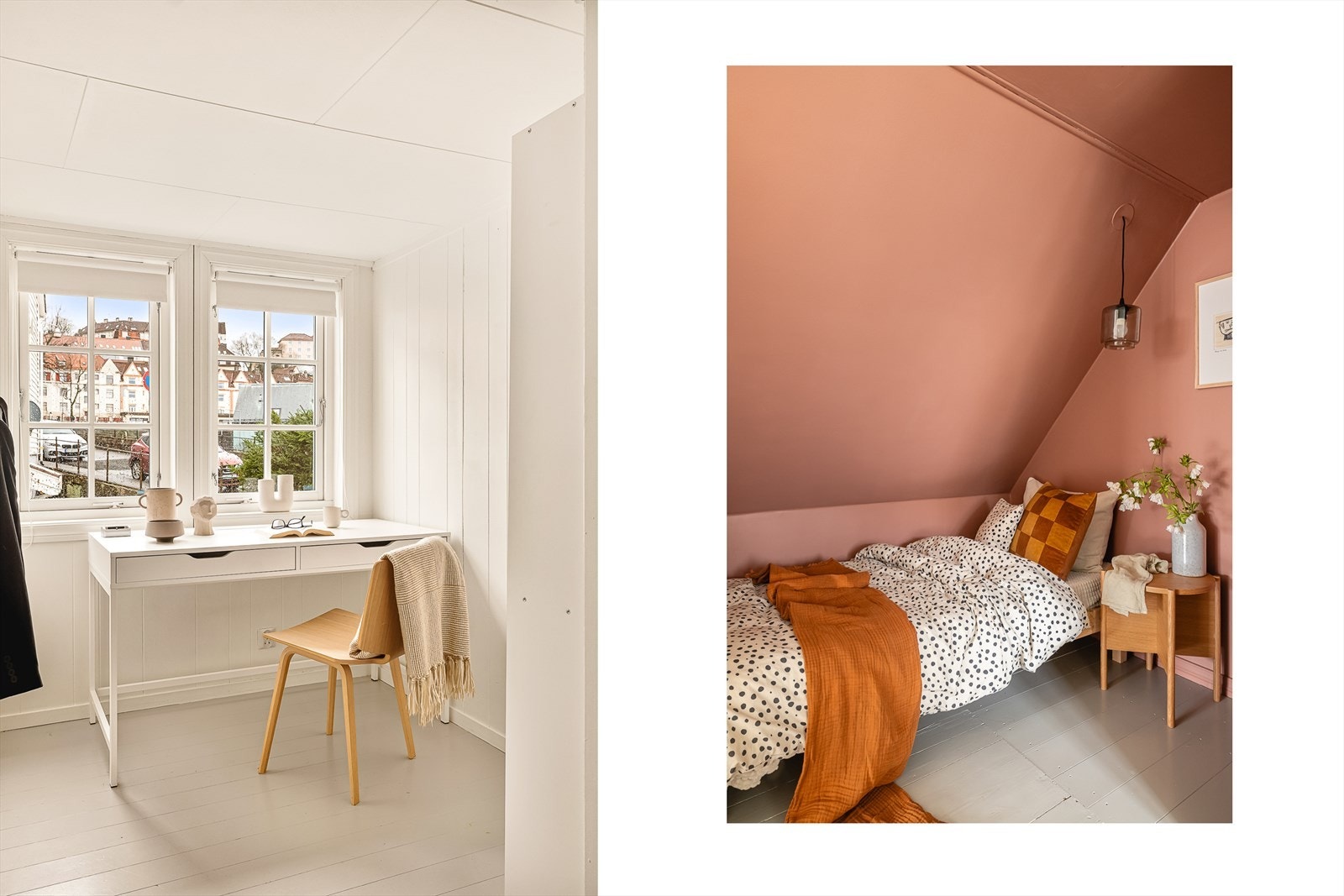 Den andre delen er innredet som kontor, og passer perfekt som hjemmekontor eller plass for hjemmelekser Galleribilde