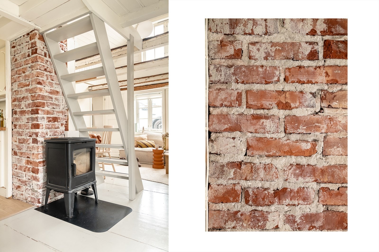 Peisovnen varmer godt på kalde vinterkvelder og gir ekstra hygge på regnfulle høstdager Galleribilde