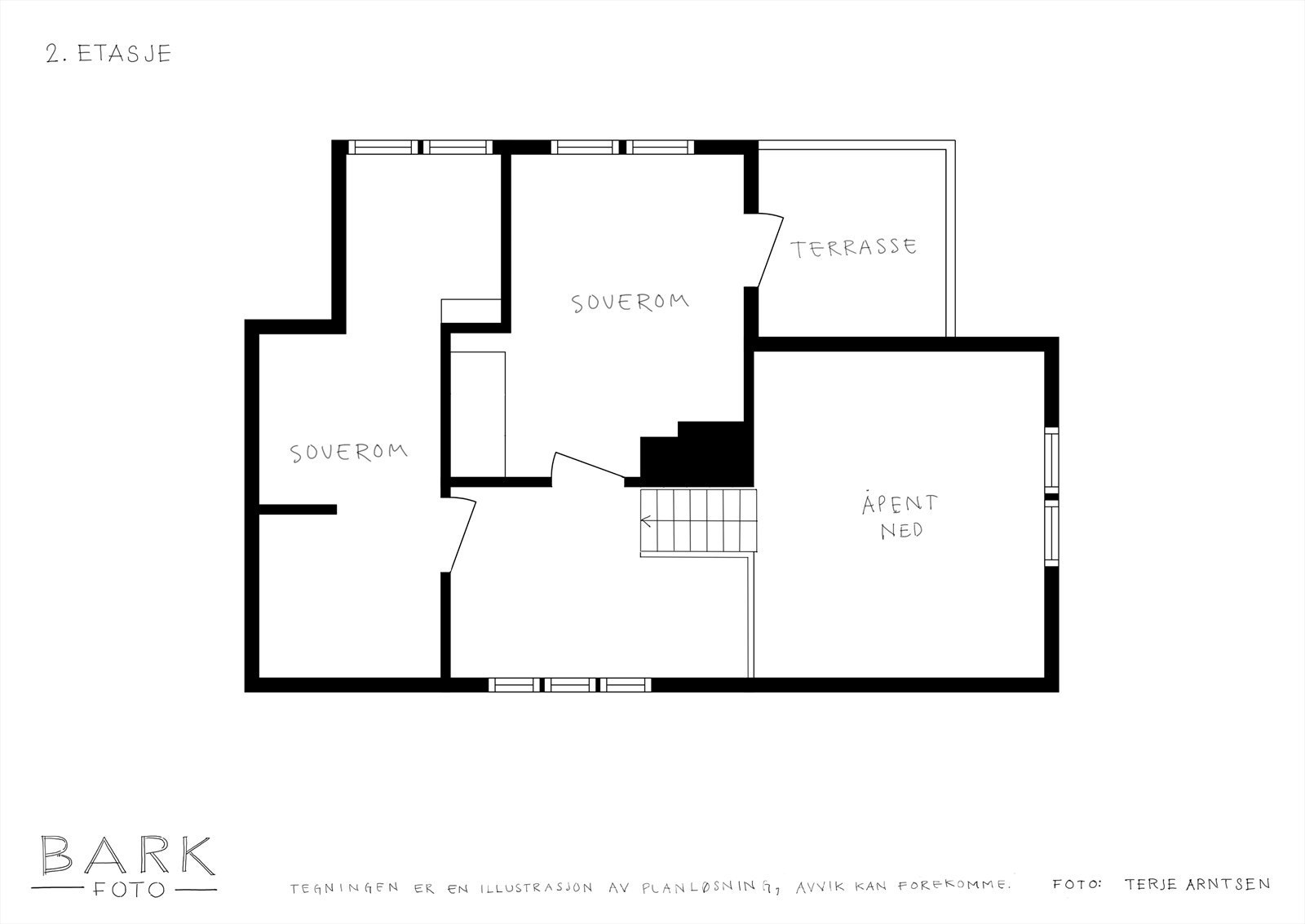 Planskisse 2.etg Galleribilde