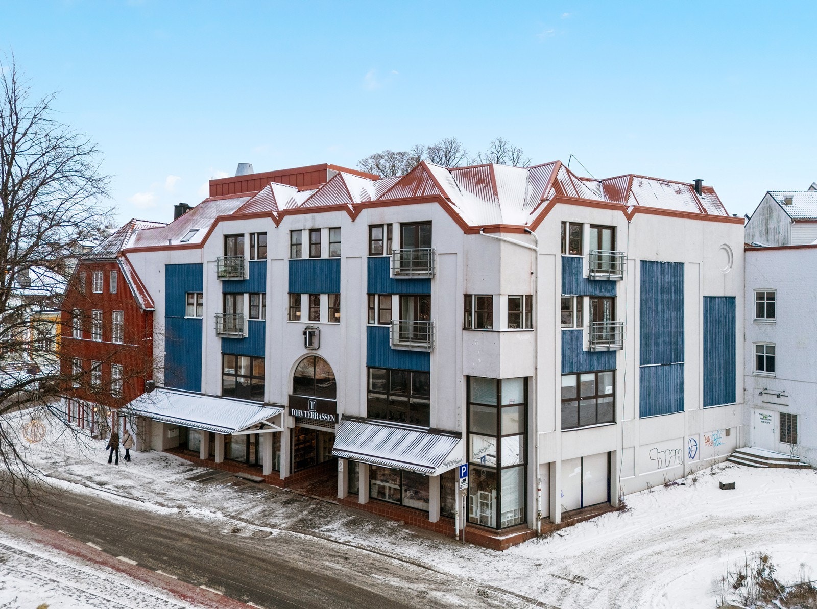 Leiligheten er en del av Torvterrassen Moss Borettslag, som består av 14 andeler. Galleribilde