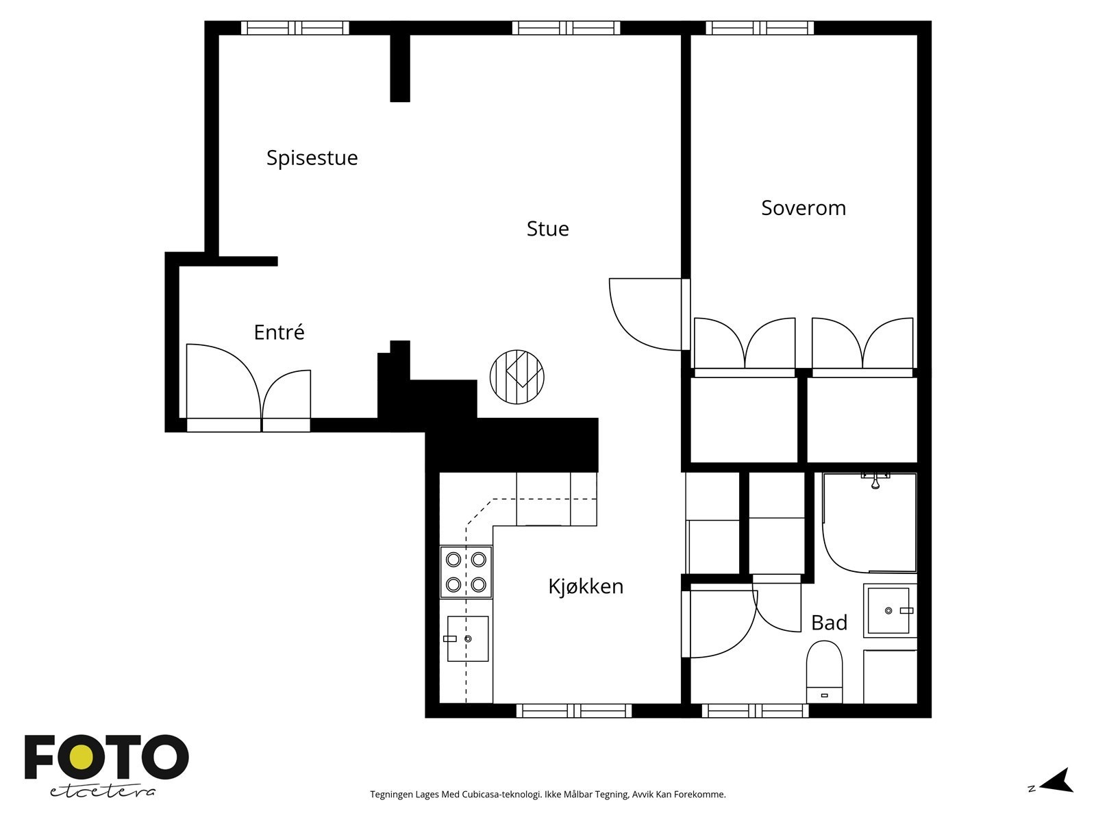 Planskisse - ikke målbar. Galleribilde