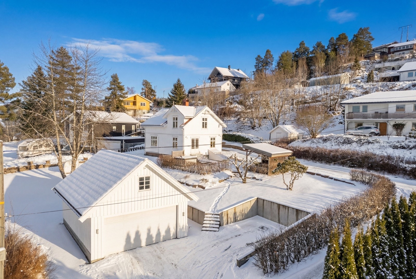 Velkommen til Skansen 8 på Sætre. Foto: Damian Misiewicz Galleribilde