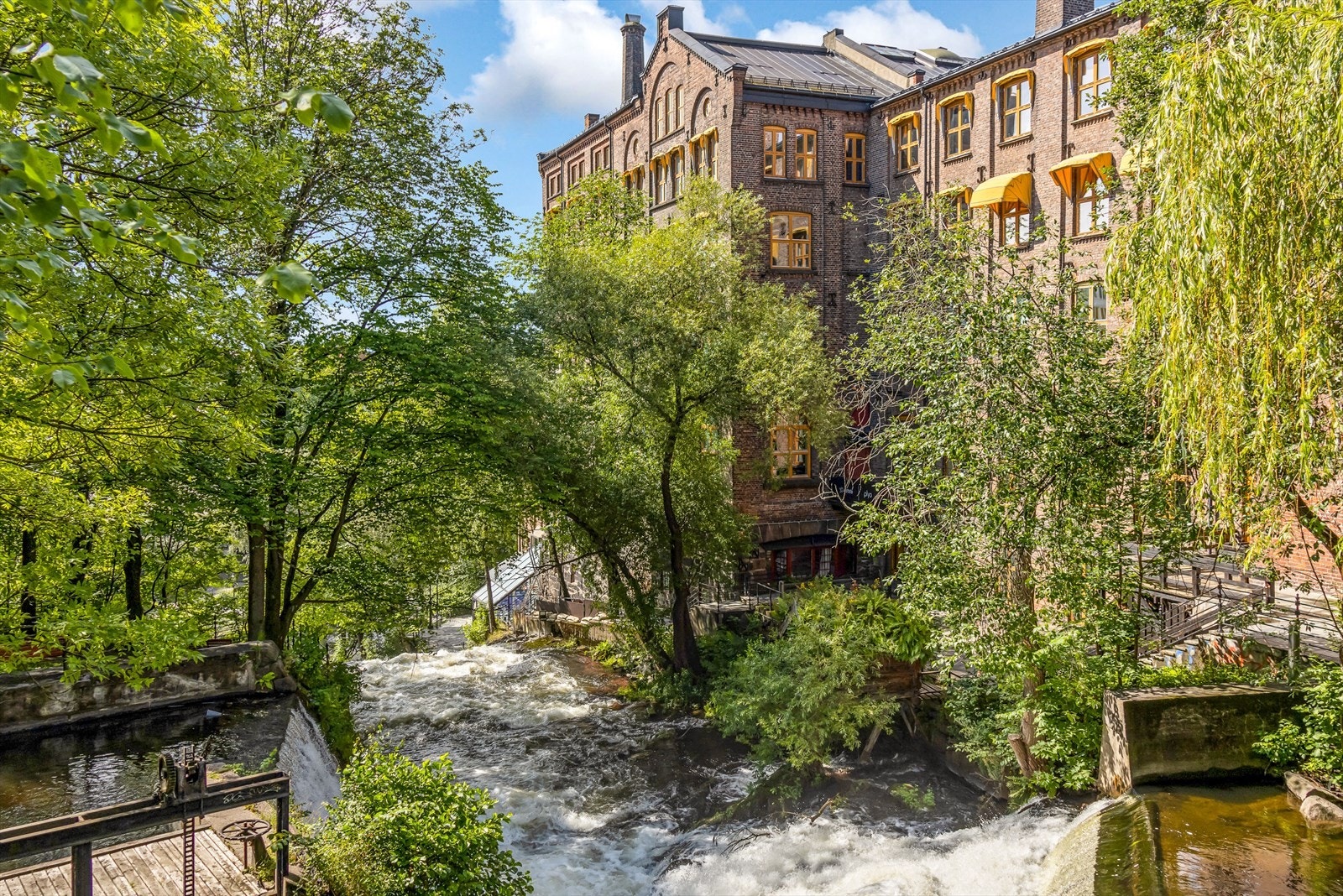 Ta deg en tur langs populære Akerselva. Galleribilde