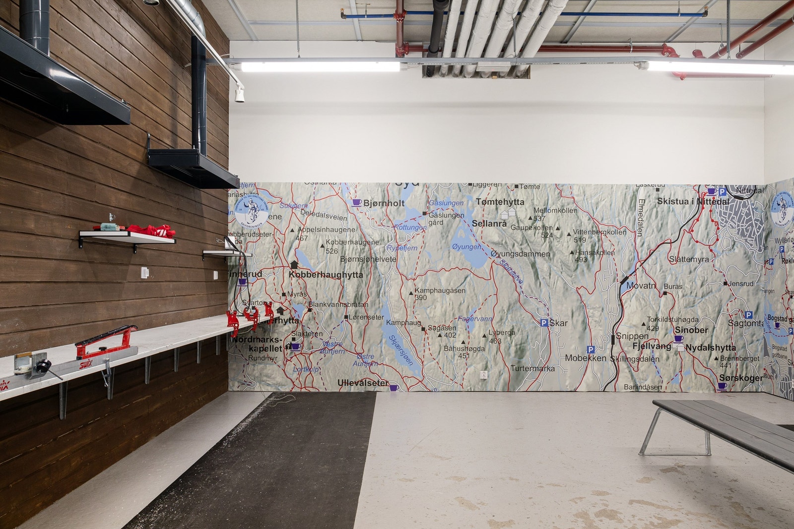 Skismørebod for beboerne Galleribilde