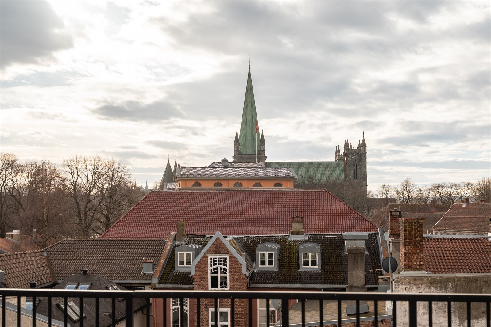Her får du fantastisk utsikt mot Nidarosdomen. Galleribilde