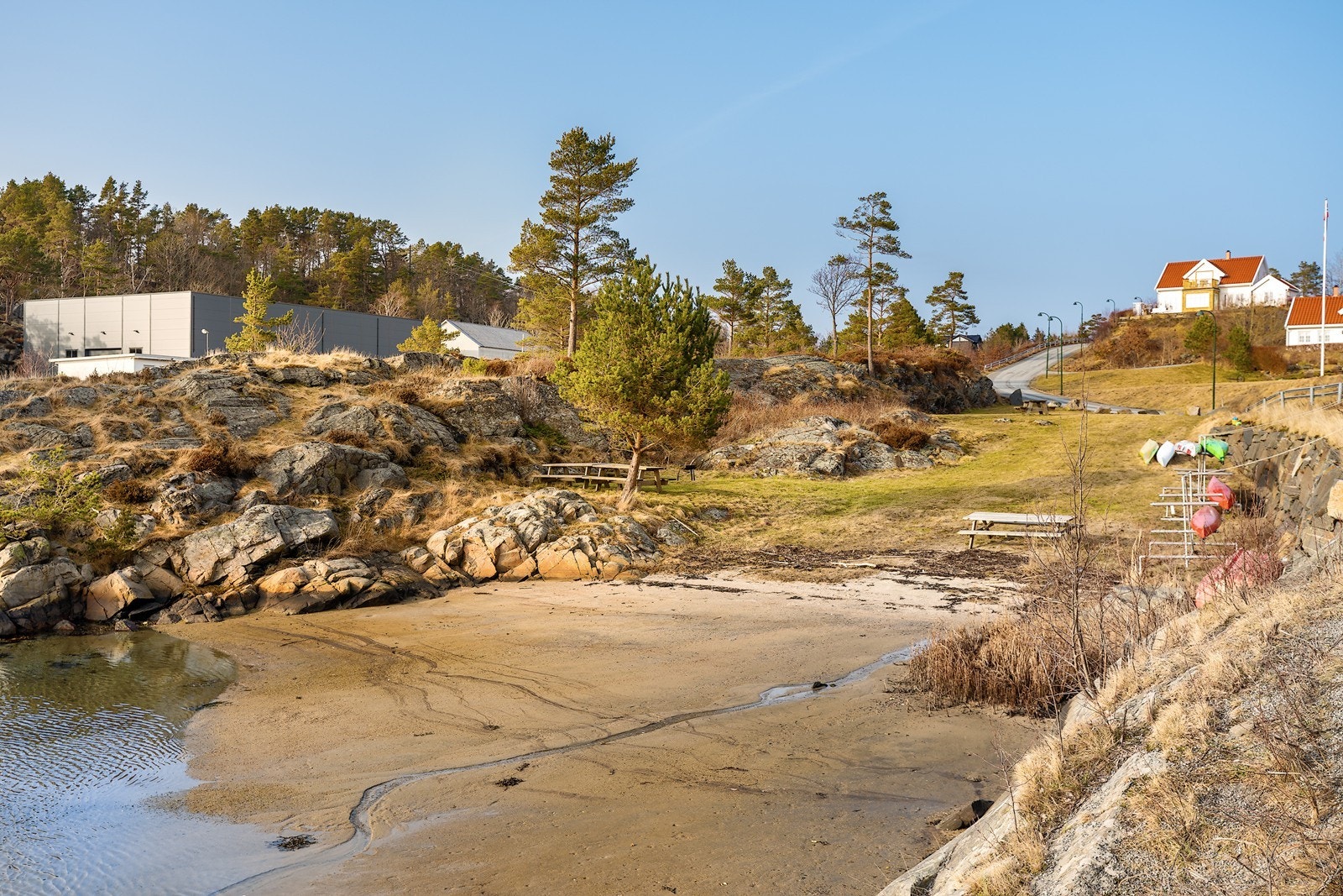 Strand i nærområde Galleribilde