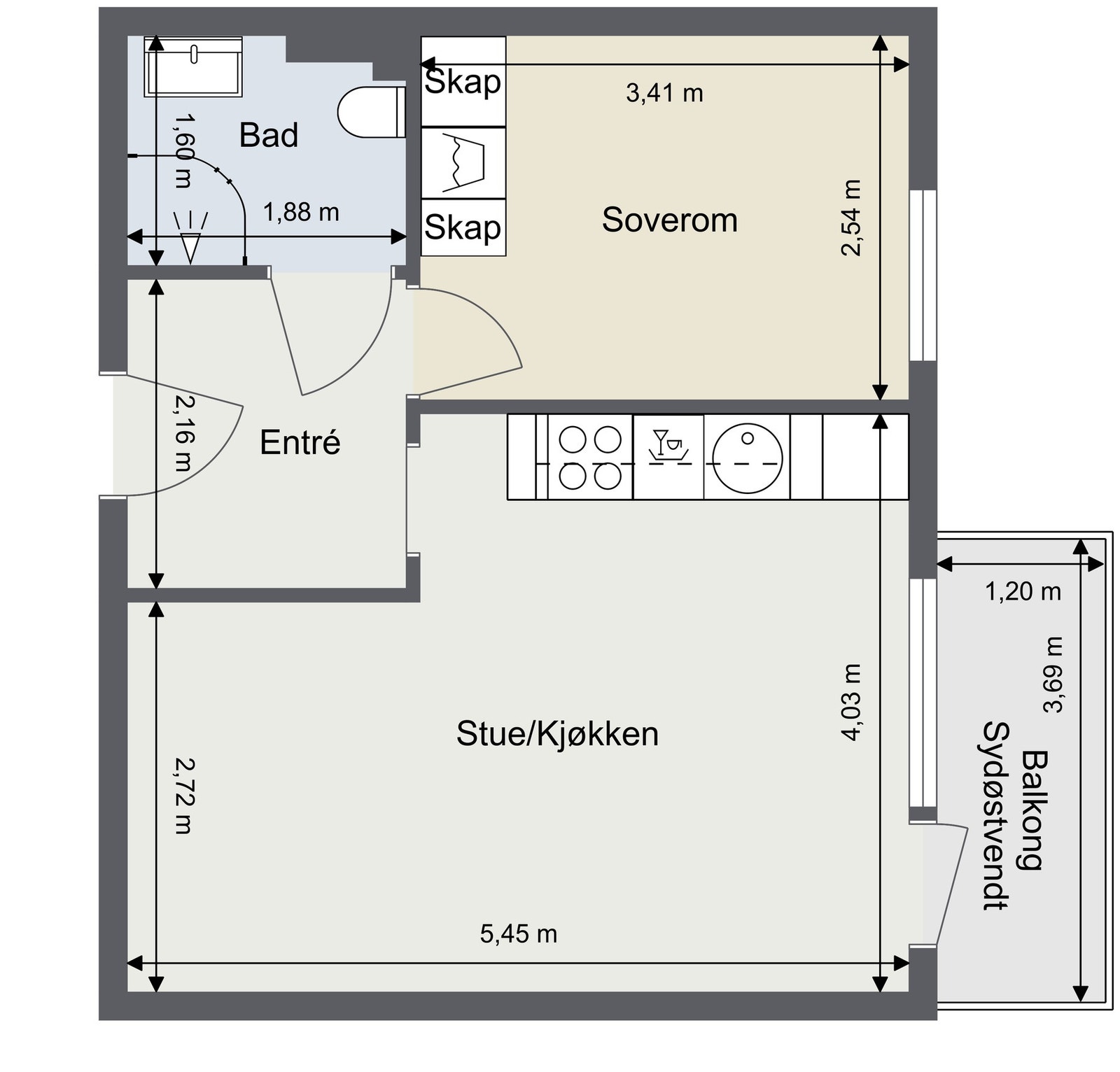 Plantegning. Galleribilde