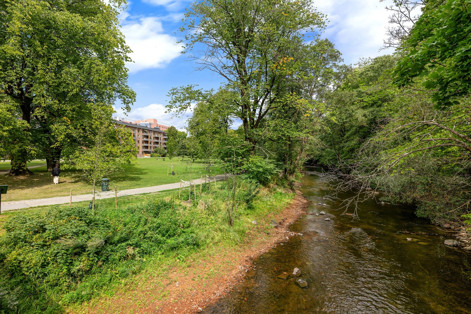 Kort vei til hyggelige parker og flotte turområder langs Akerselva. Galleribilde