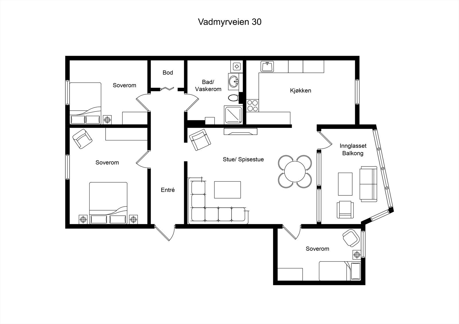Planløsningen. Galleribilde