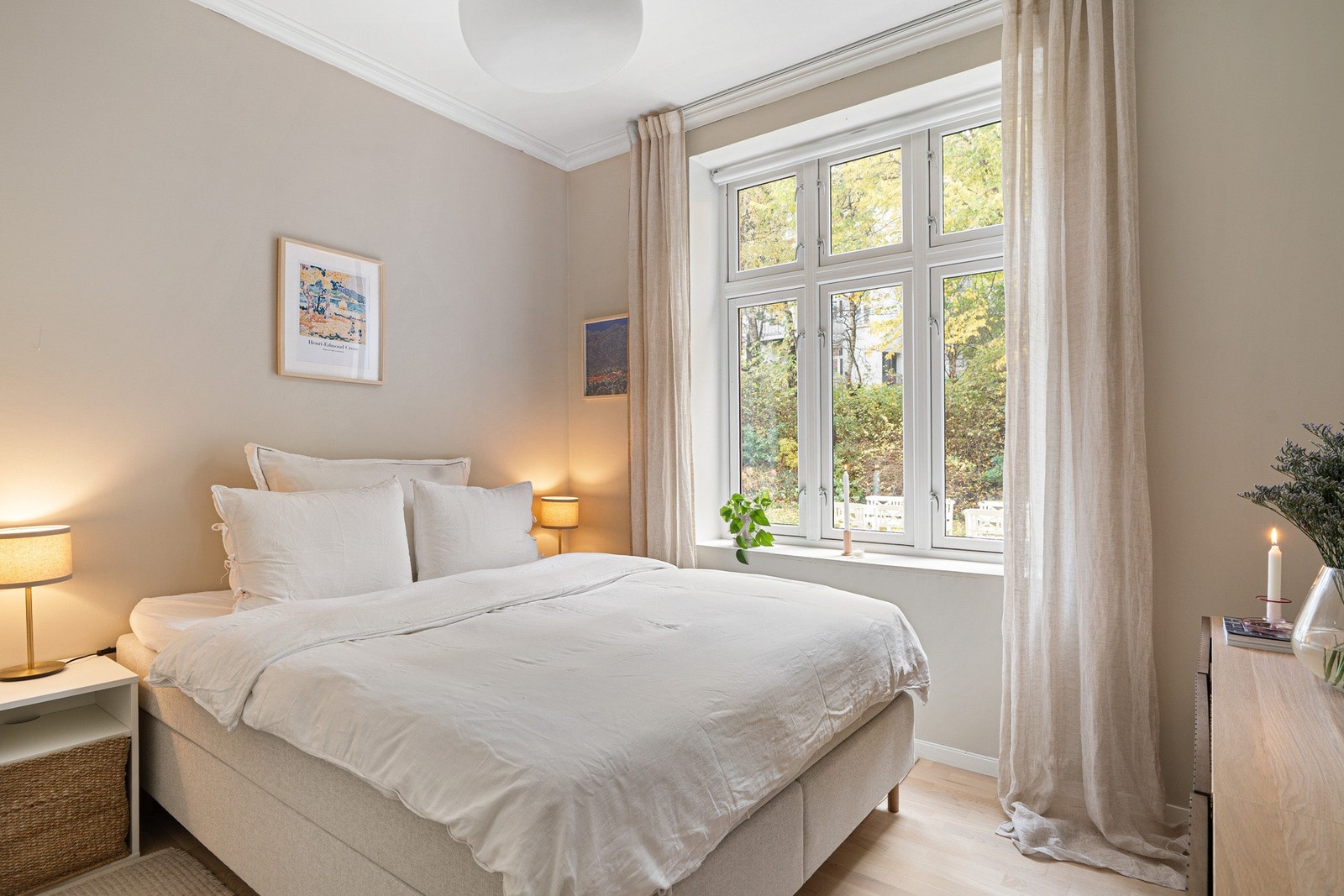 Hovedsoverommet er på 10 kvm. Galleribilde