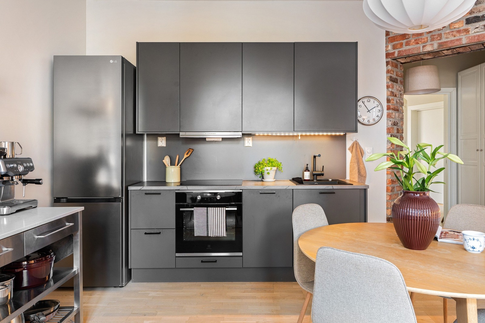 Kjøkkenet har fått tilstandsgrad 1 iht. takstrapport. Galleribilde