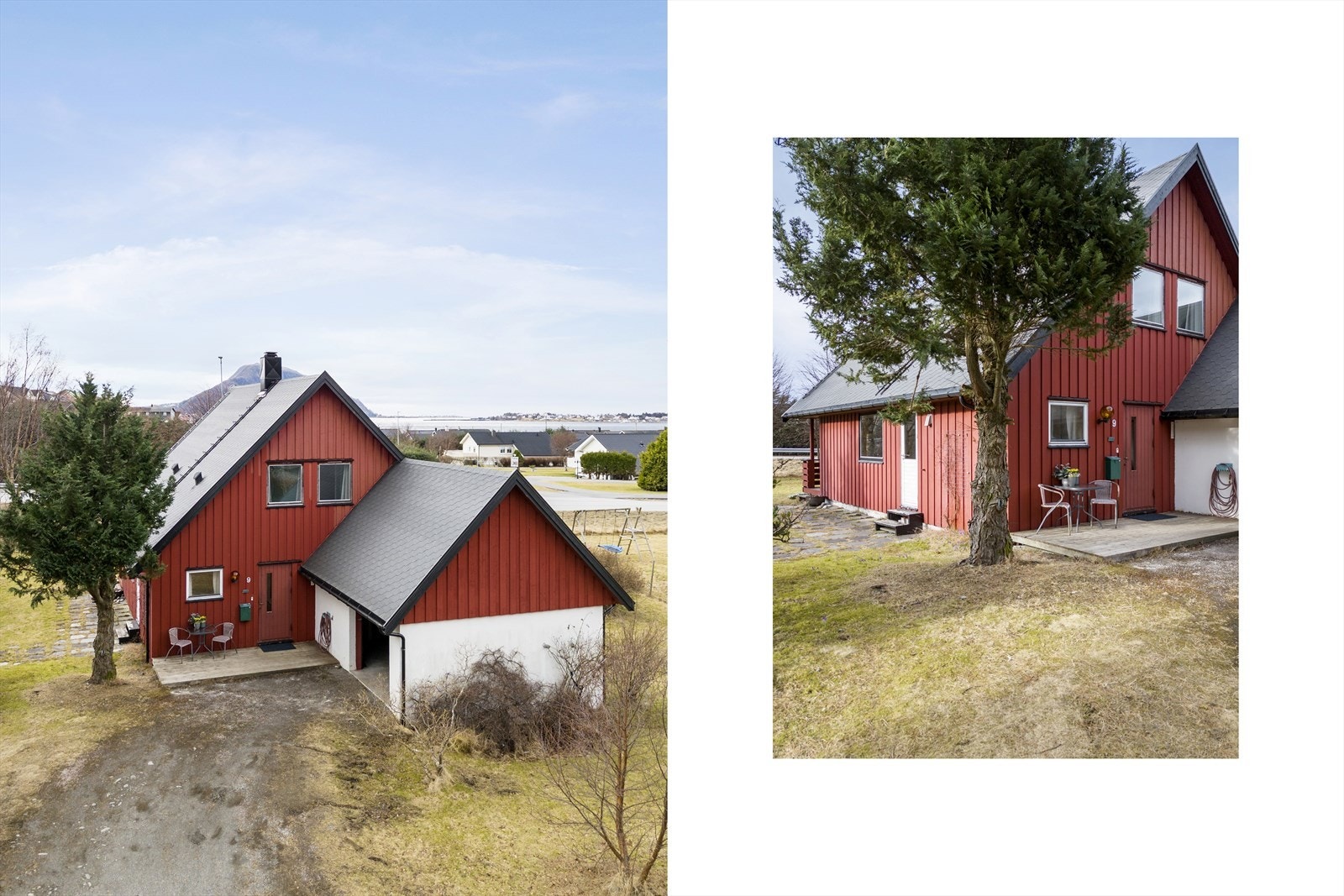 Tomten er lettstelt, boligen er vendt mot vest og anses å ha gode solforhold. Galleribilde