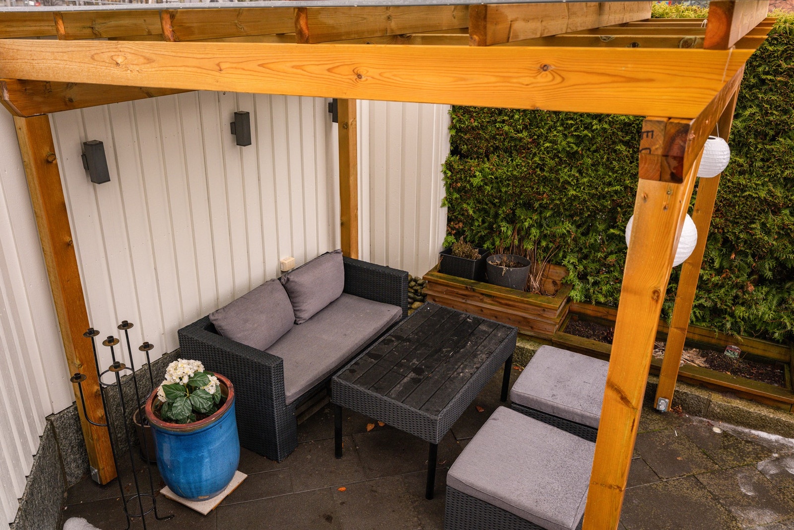 Uteområdet er oppdelt i ulike soner. Galleribilde