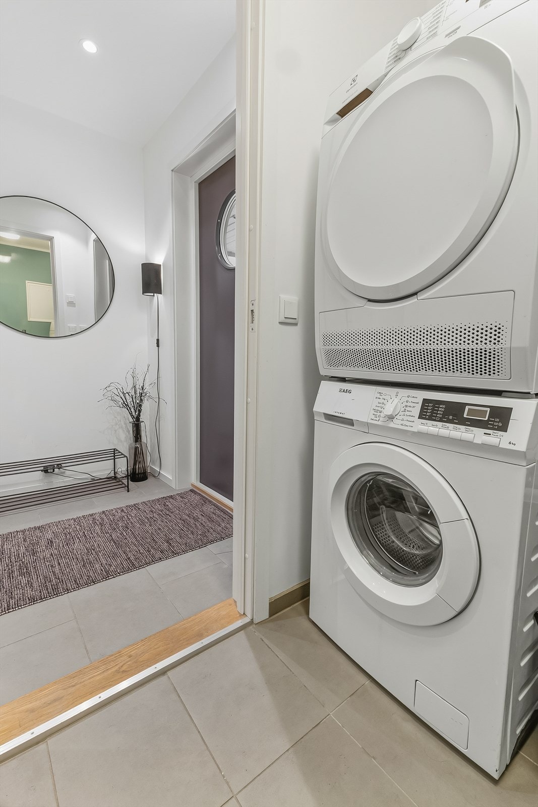 Vaskerom like ved bad. Galleribilde