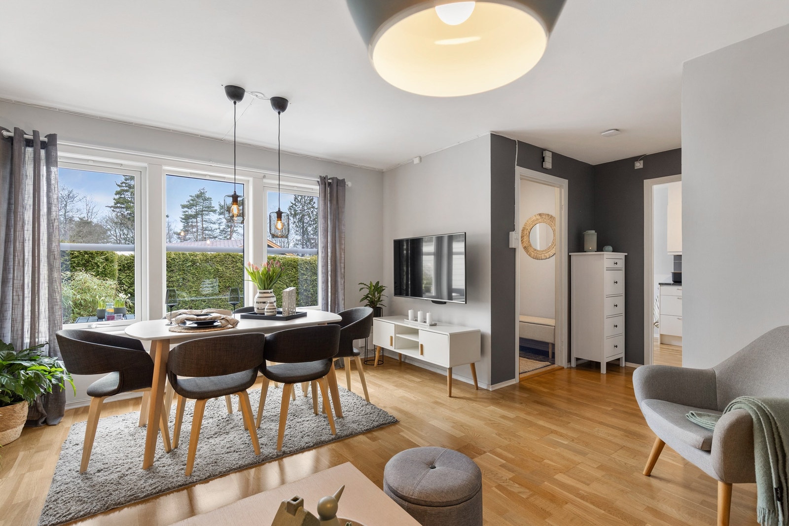 Rommet er et naturlig og sosial samlingspunkt. Galleribilde