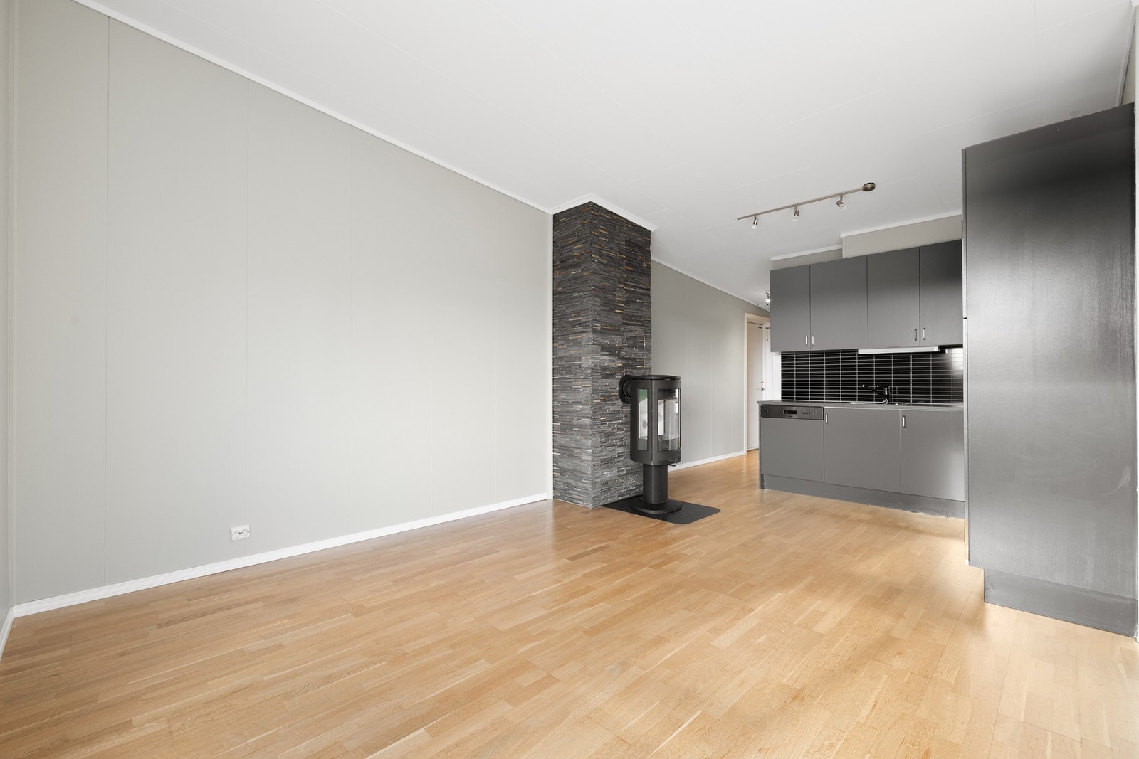 Parkett på gulv. Galleribilde