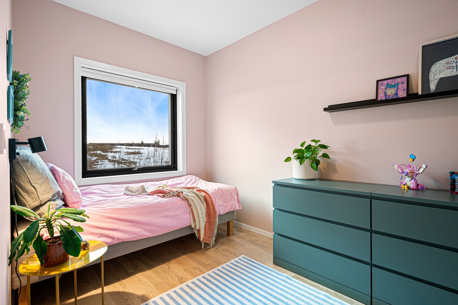 Det siste soverommet er på 7,4 kvm. Galleribilde