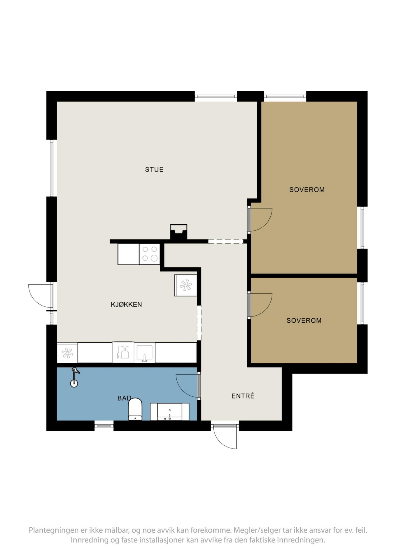 Plantegning Galleribilde