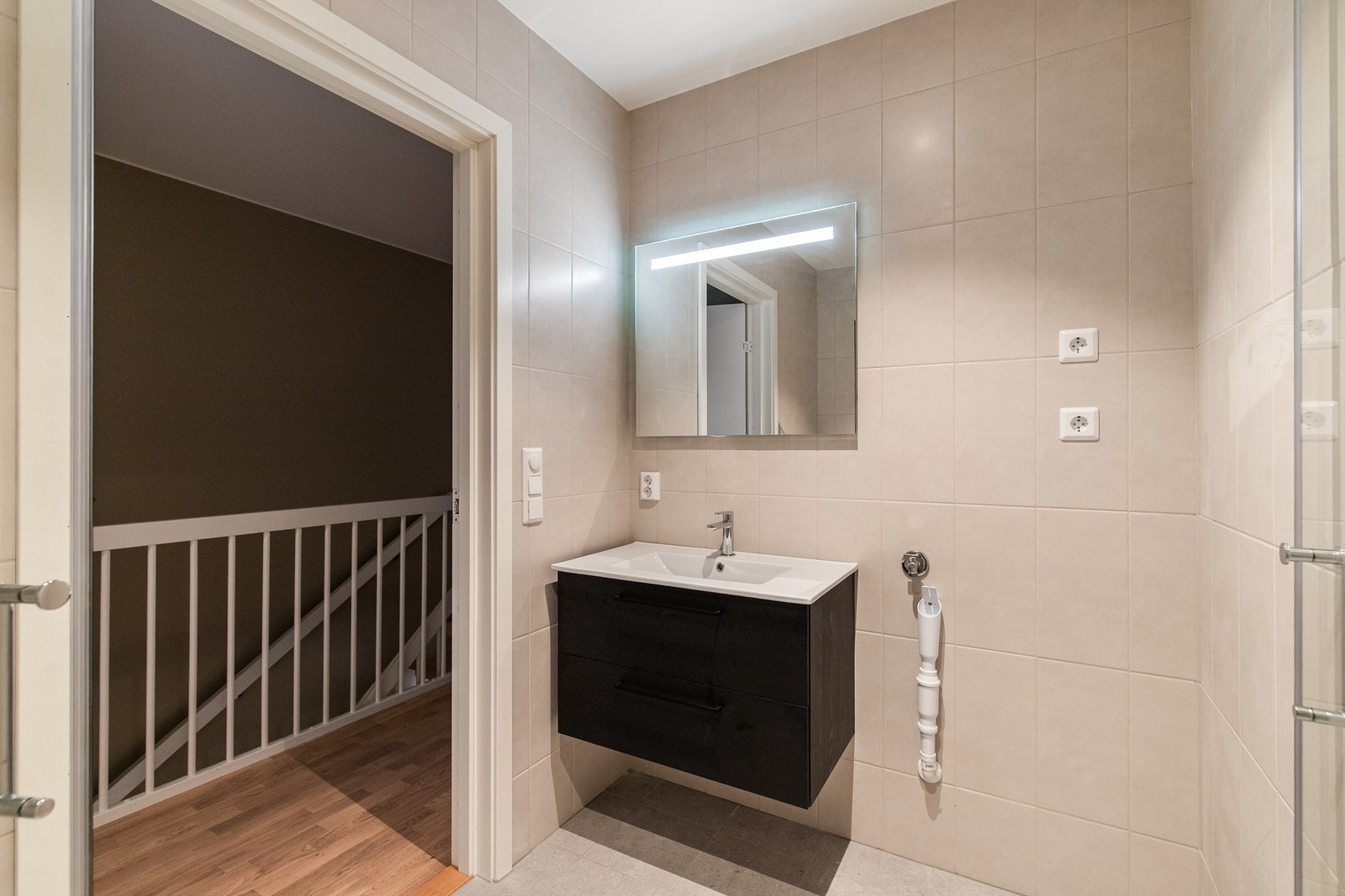 Tilrettelagt opplegg for vaskemaskin. Galleribilde