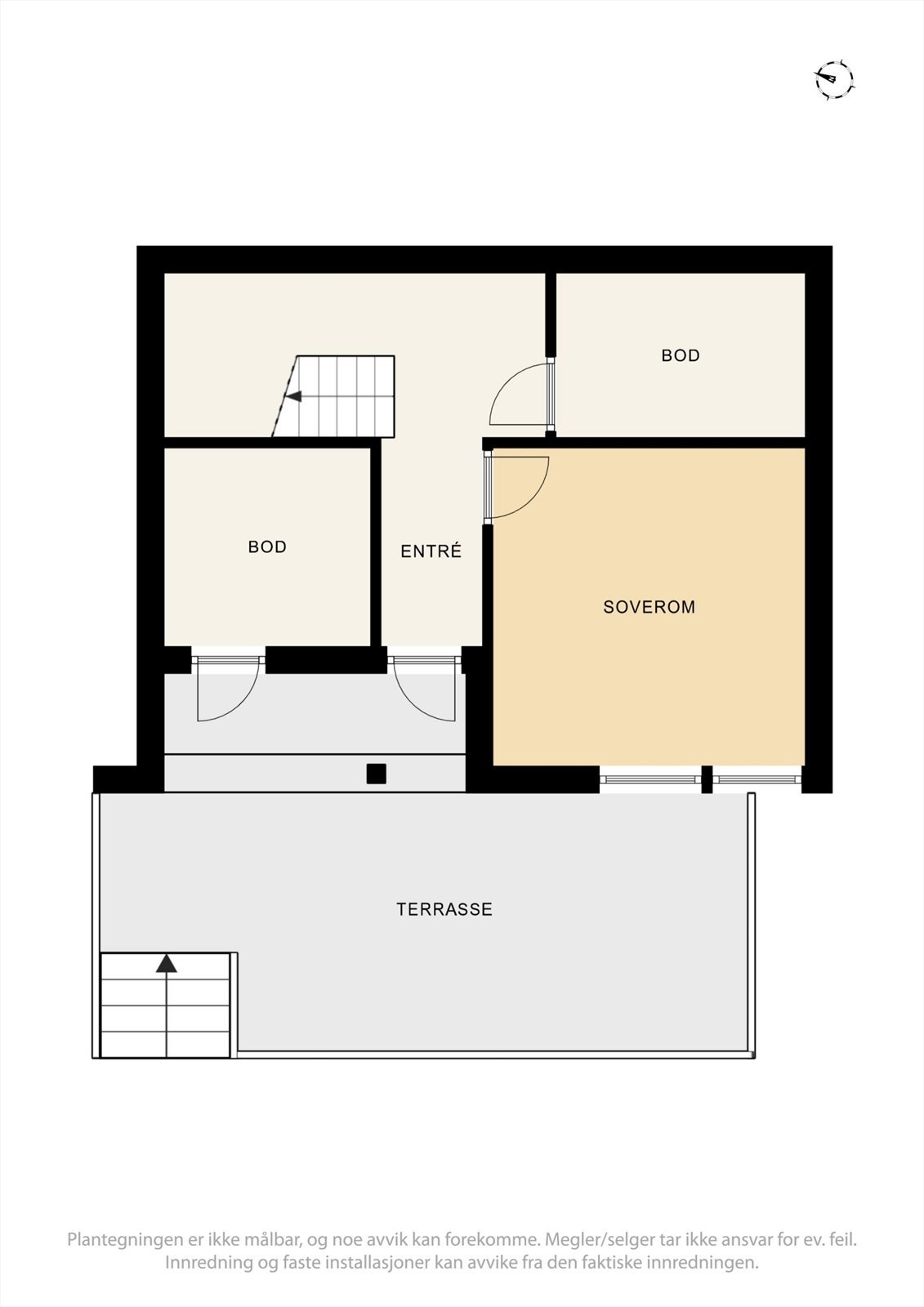 Plantegning 1.etg. Galleribilde
