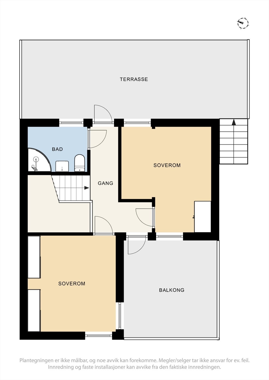 Plantegning 3.etg. Galleribilde