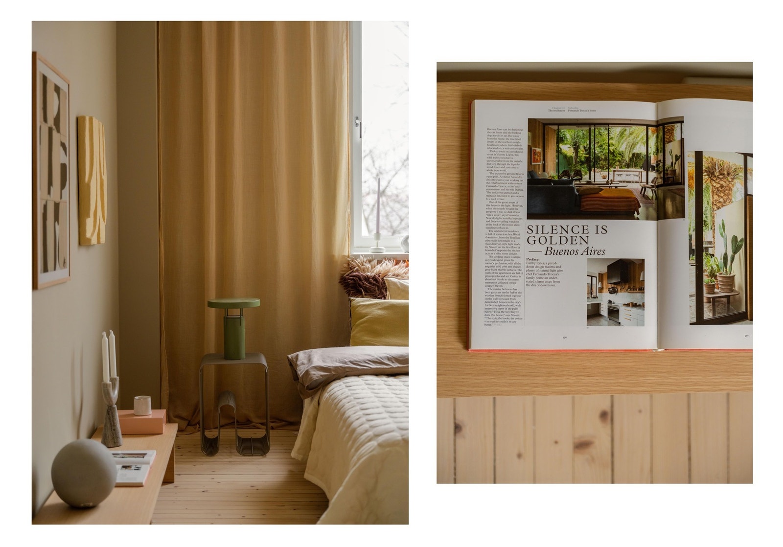 Også her er det fine tregulv. Lunt og godt mot barbeinte føtter! Galleribilde