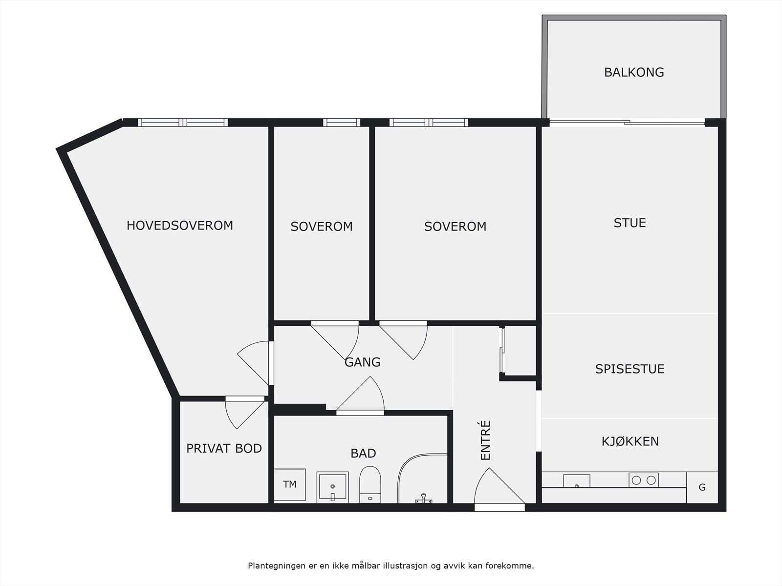 Plantegning. Galleribilde
