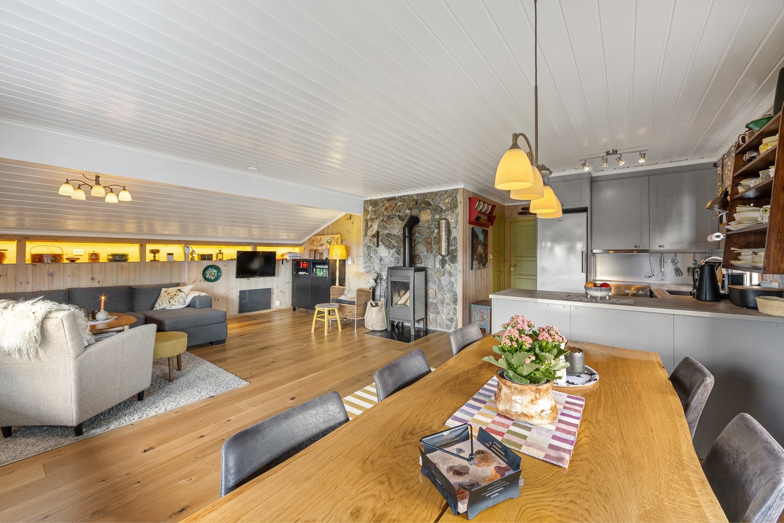 Her kan du samle familie og venner for en hyggelig aften. Galleribilde