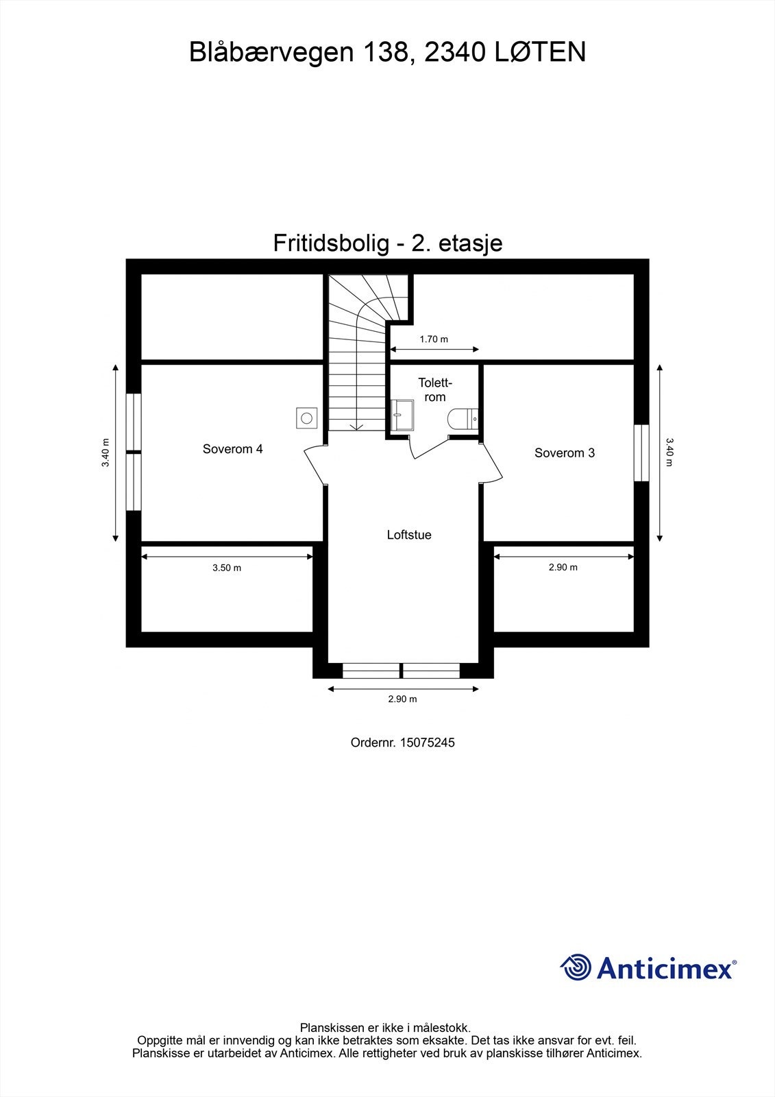 Plantegning 2. etasje. Galleribilde
